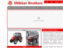 Tablet Screenshot of iftikharbrothers.com